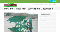 Desktop Screenshot of metalmeccanica-afb.com